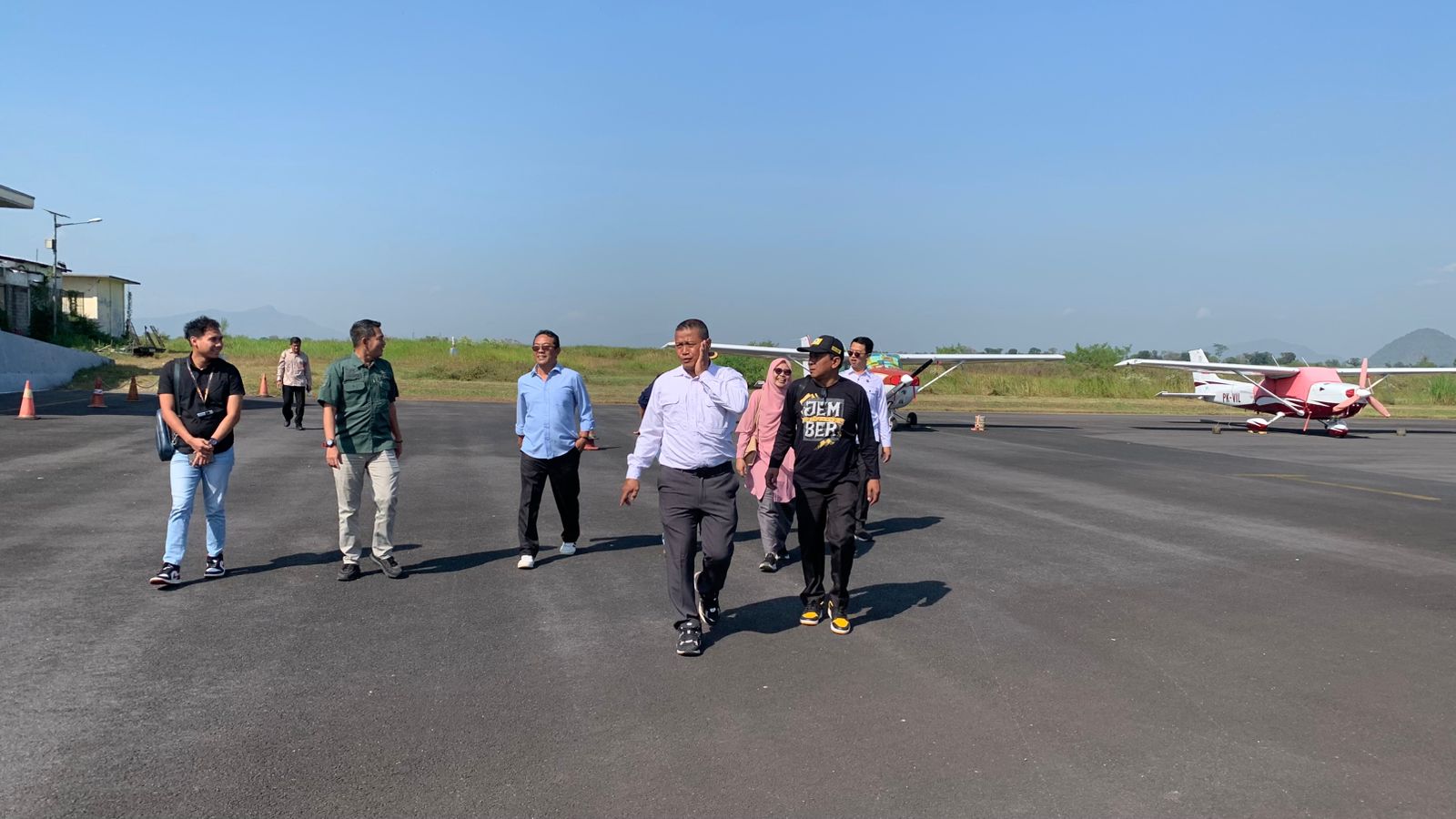 BANDARA NOTOHADINEGORO SIAP BEROPERASI LAGI, KOMISI C DPRD JEMBER SIDAK PERSIAPAN AKHIR