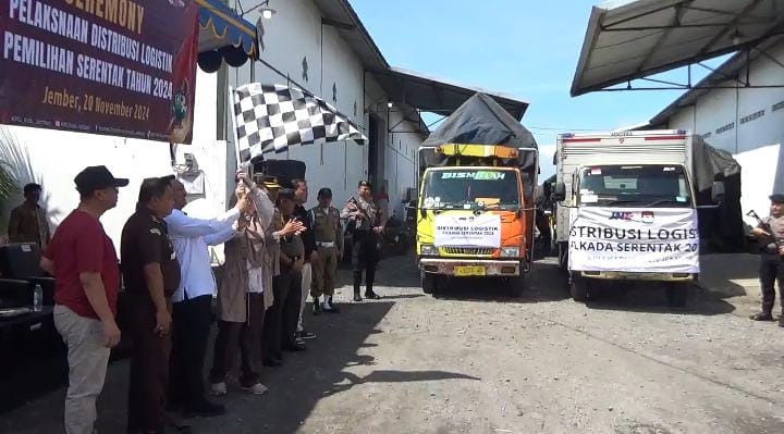 kpu-jember-mulai-distribusi-logistik-pemilu-untuk-dapil-terjauh