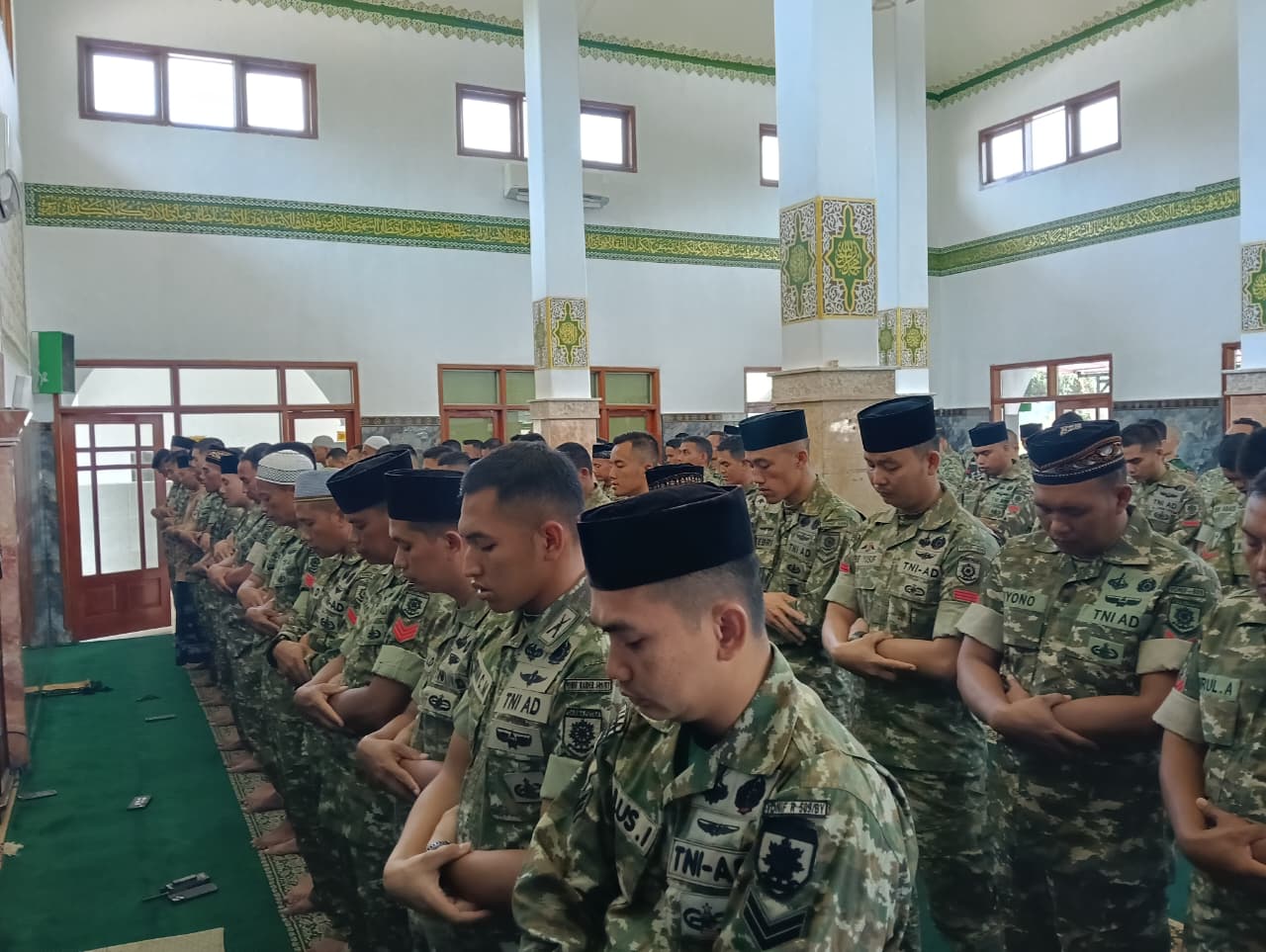 KEMARAU PANJANG, YONIF 509 JEMBER GELAR SALAT ISTISQA MOHON TURUN HUJAN
