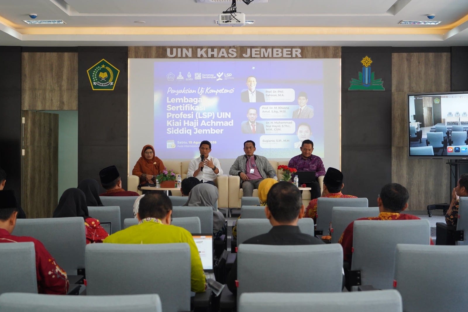SELANGKAH LAGI KANTONGI LISENSI  BNSP, LSP UIN KHAS JEMBER SIAP BAWA LULUSAN LEBIH KOMPETITIF
